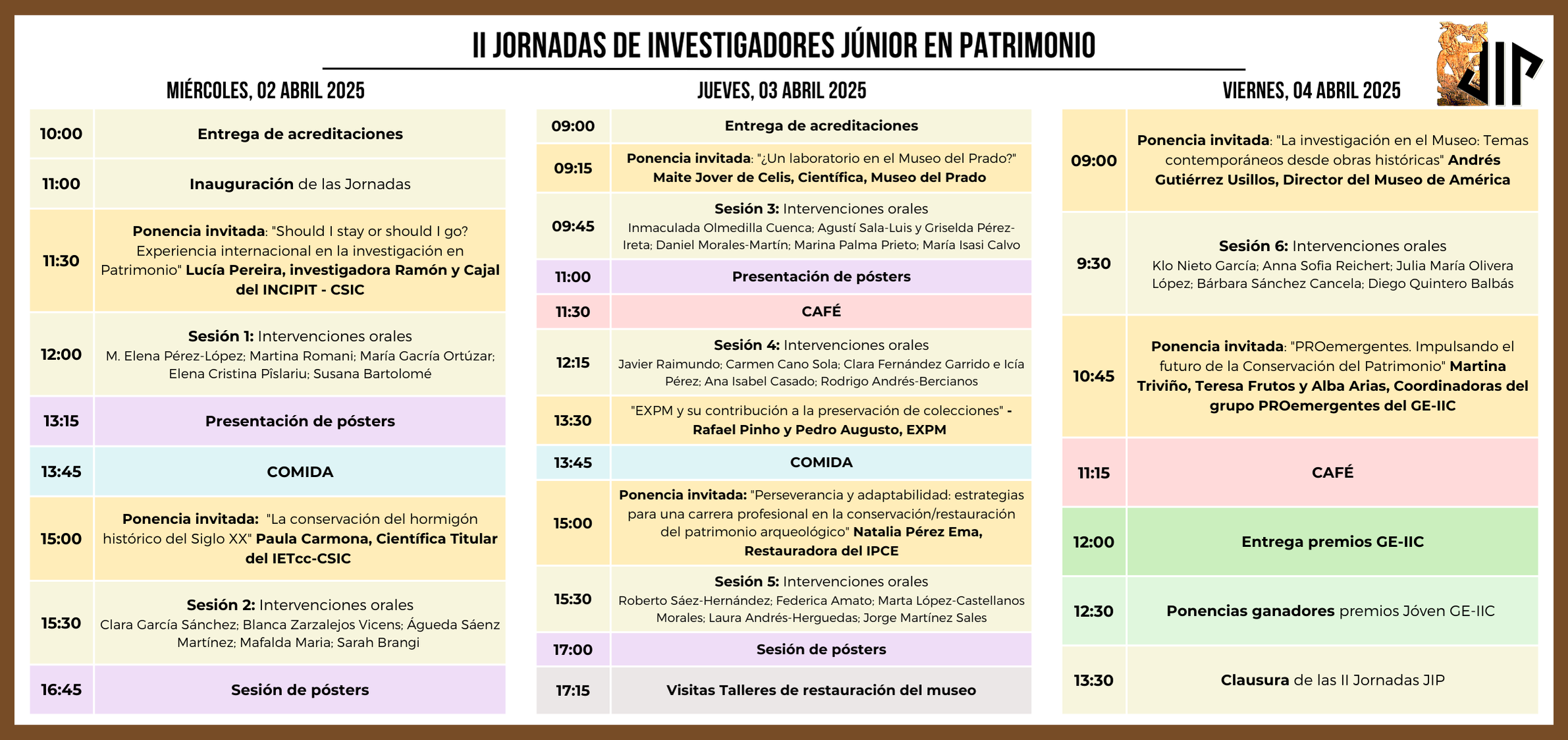 Programa resumen colores - WEB
